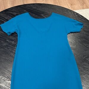 Zara Blue Mini Dress with buttons on back